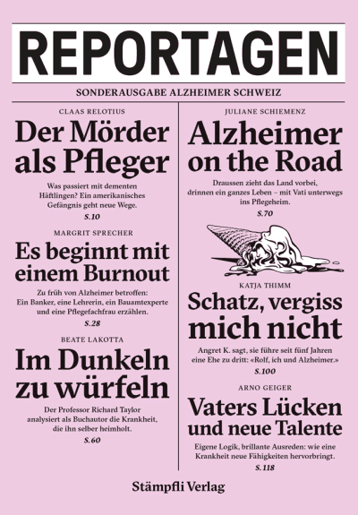Reportagen - Sonderausgabe Alzheimer Schweiz